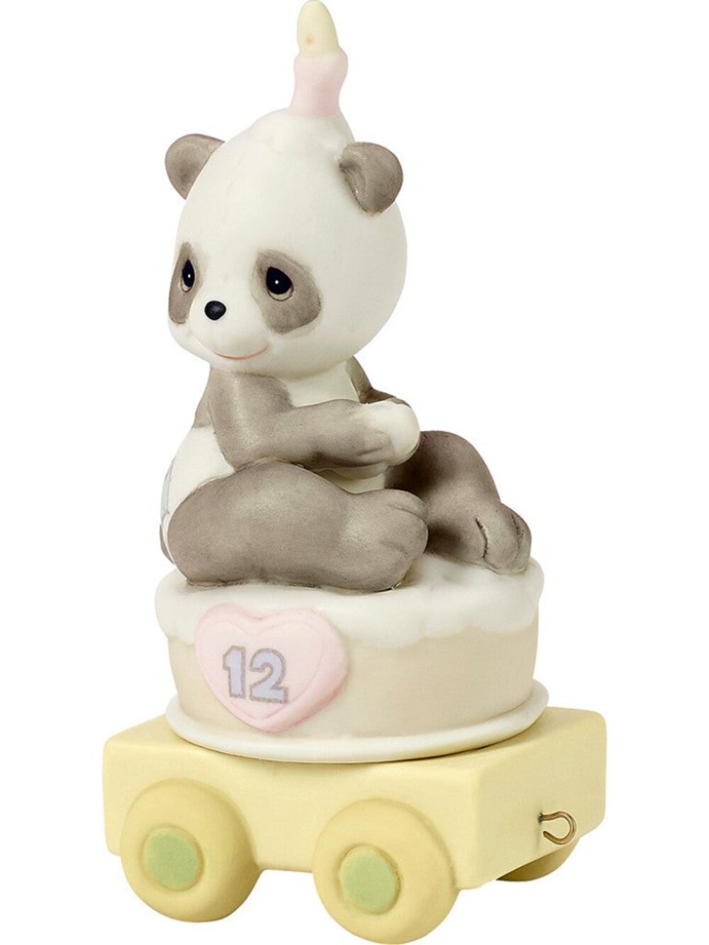 Rare vintage Precious moments birthday circus train. Panda